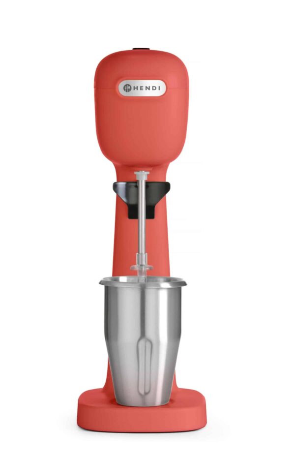 Hendi Milchshaker Drink-Mixer Eiweiß Barmixer Shaker Cocktail-Mixer Rot NEU