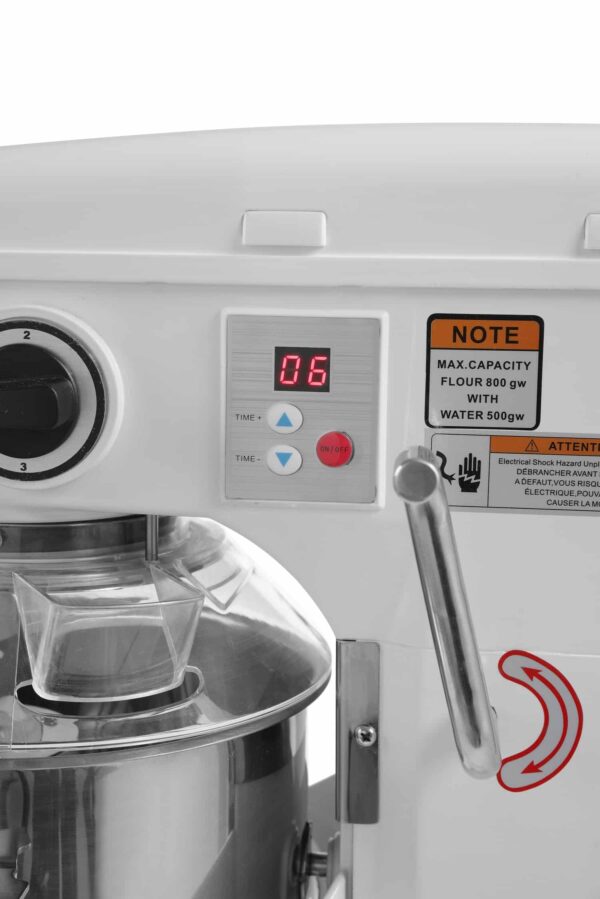 Hendi Küchenmaschine Planetenrührer Gastro Profi 7 Liter Weiß NEU – Bild 3