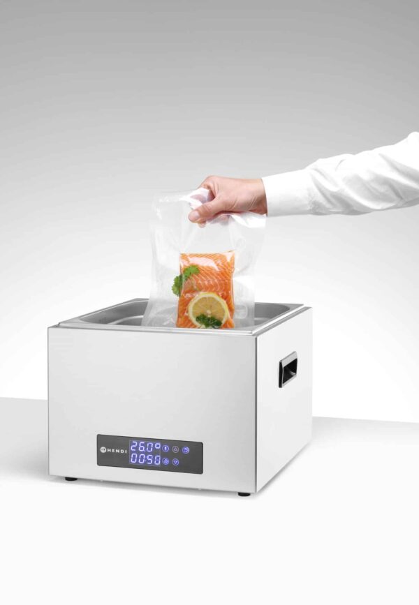 Hendi Sous-Vide-Gerät Sous-Vide-Garer aus Edelstahl GN 2/3 13 Liter Silber NEU – Bild 6