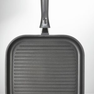 ELO Grillpfanne Steakpfanne BBQ AluCast 28 x 28 x 5 cm Schwarz NEU