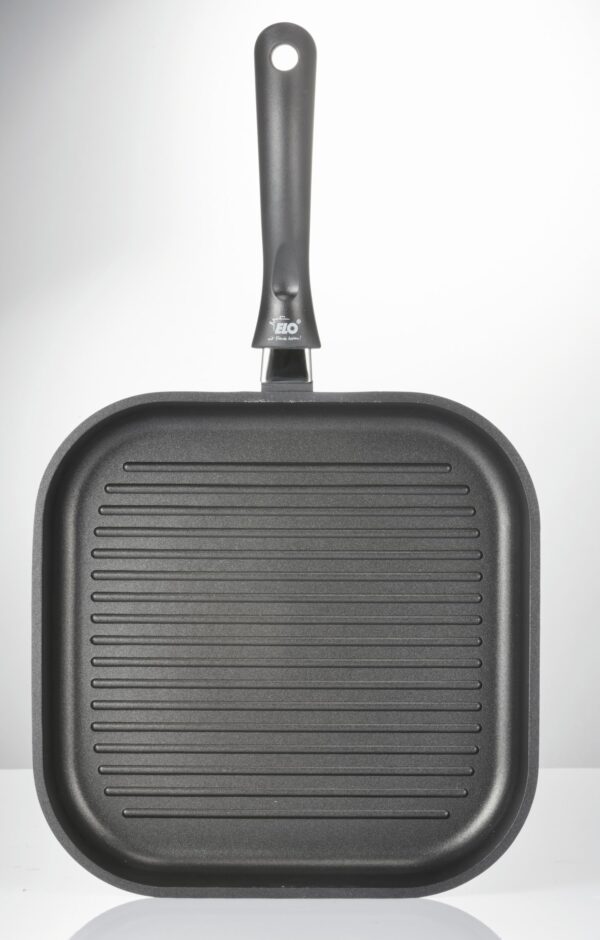 ELO Grillpfanne Steakpfanne BBQ AluCast 28 x 28 x 5 cm Schwarz NEU