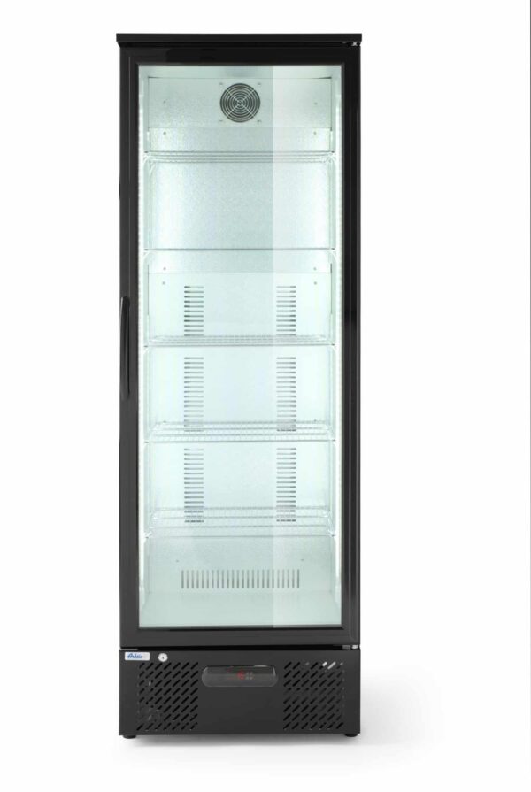 Glas-Flaschen-Kühlschrank Weinkühlschrank Bar 287 Liter Schwarz Hendi Gastro NEU – Bild 2