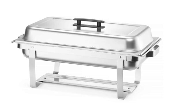 Hendi Chafing-Dish 4er Set aus Edelstahl Speisewärmer 1/1 GN NEU – Bild 2