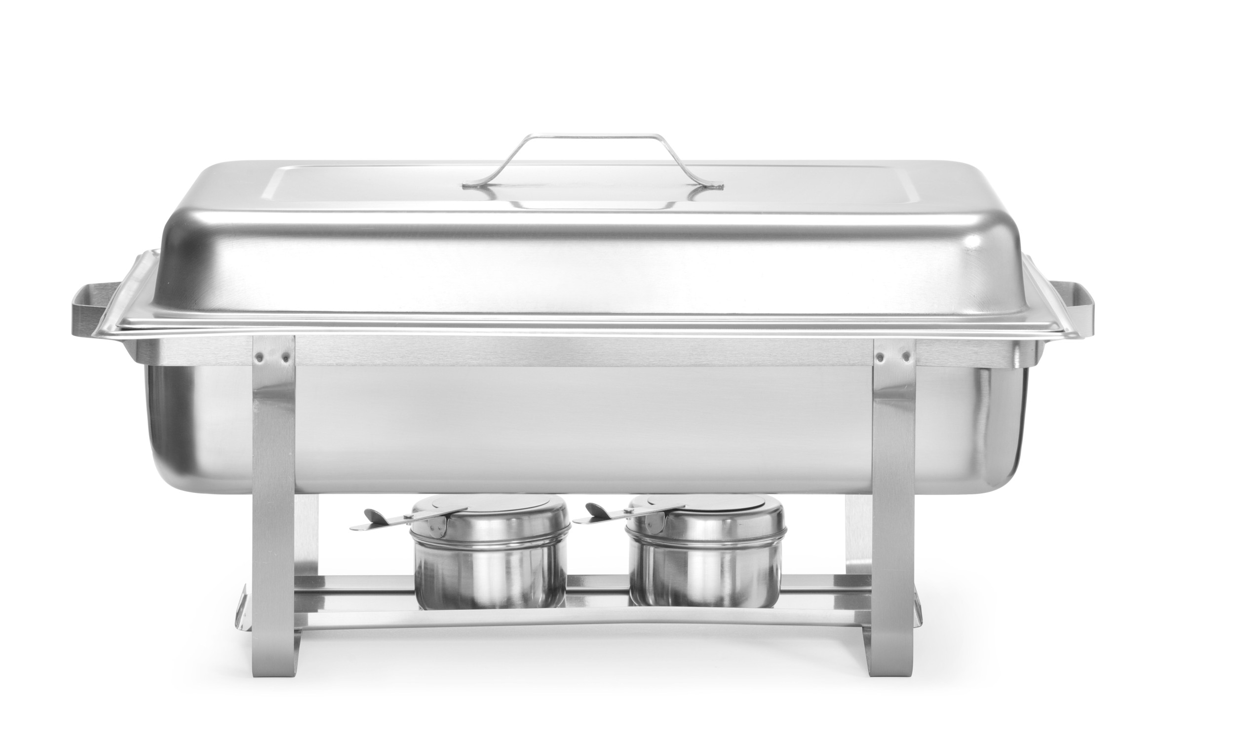 Hendi Chafing-Dish 4er Set aus Edelstahl Speisewärmer 1/1 GN NEU – Bild 3