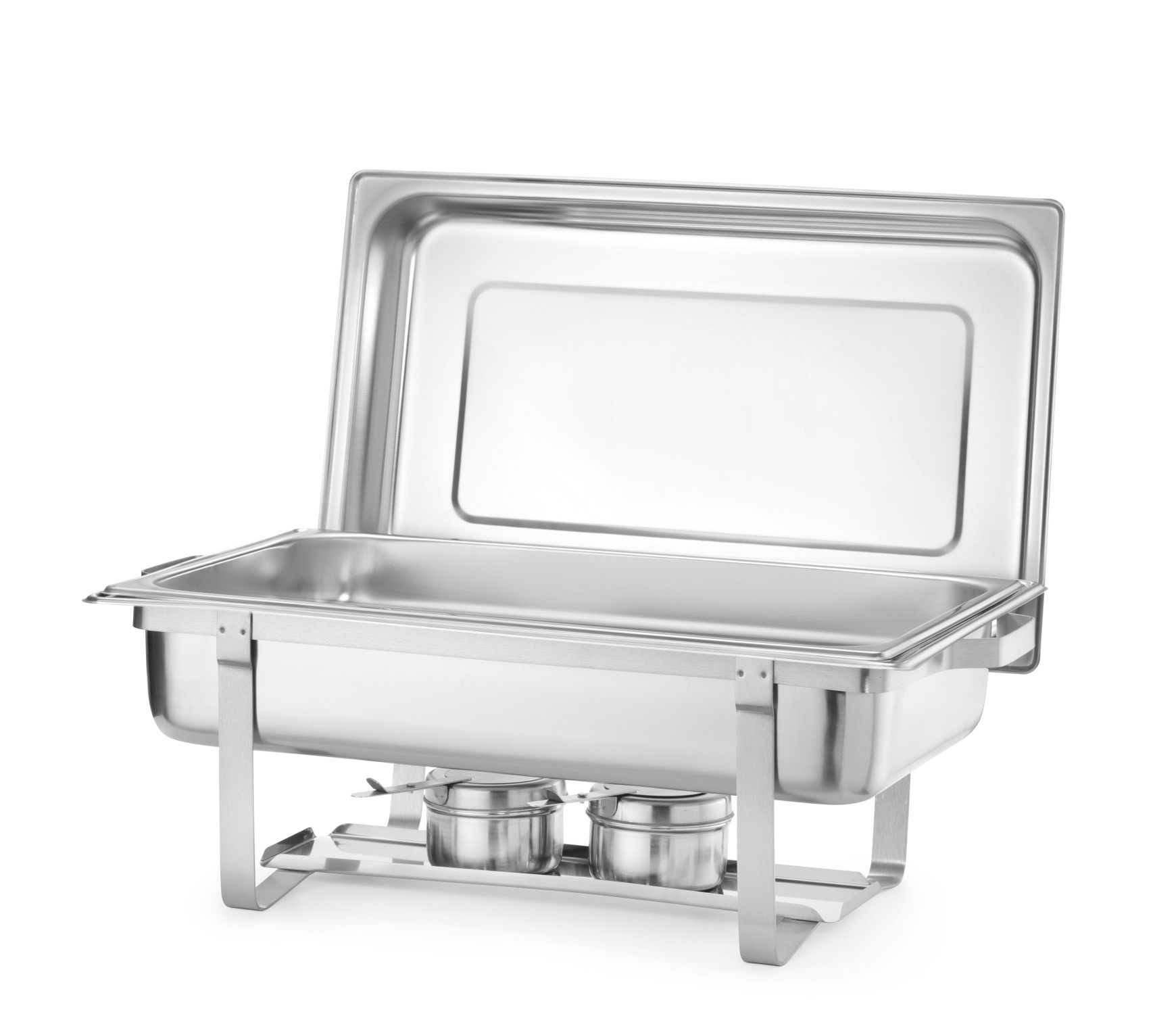 Hendi Chafing-Dish 4er Set aus Edelstahl Speisewärmer 1/1 GN NEU – Bild 2