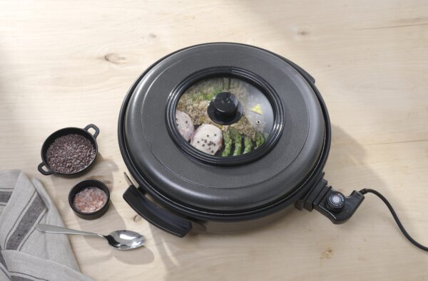 Hendi Elektro-Multipfanne Partypfanne Grillpfanne Bräter Gastro Ø 50 cm NEU – Bild 4
