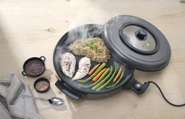 Hendi Multipfanne Partypfanne Grillpfanne Bräter Ø 50 cm 230V 1400W NEU – Bild 7
