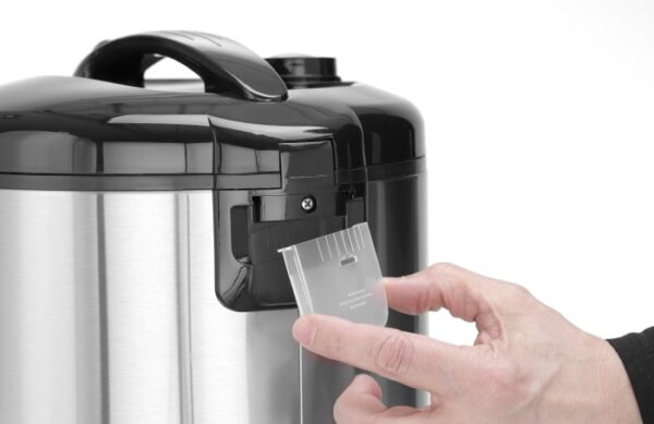 Hendi Reiskocher Gemüse-Garer Kochtopf aus Edelstahl 1,8 Liter Silber NEU – Bild 6