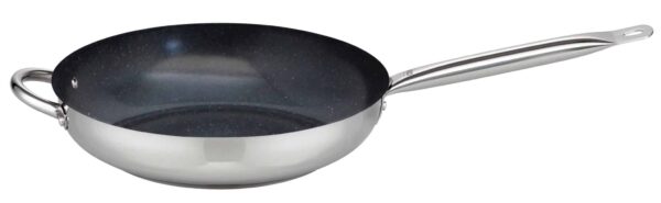 ELO Edelstahl-Pfanne Bratpfanne Profi Therm Platinum Ø 32 cm x 6 cm Höhe Silber