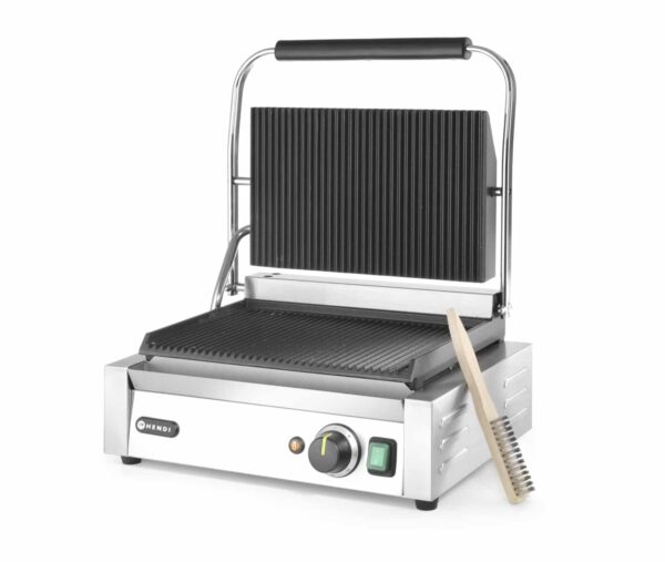 Hendi Panini Kontakt-Grill Kebab aus Edelstahl 300°C 230V NEU – Bild 5