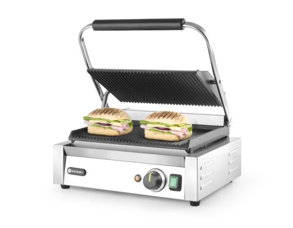 Hendi Panini Kontakt-Grill Kebab aus Edelstahl 300°C 230V NEU – Bild 2