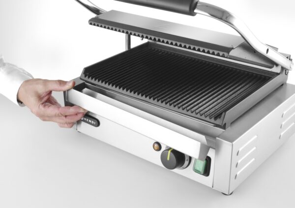 Hendi Panini Kontakt-Grill Kebab aus Edelstahl 300°C 230V NEU – Bild 7