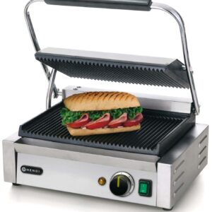 Hendi Panini Kontakt-Grill Kebab aus Edelstahl 300°C 230V NEU