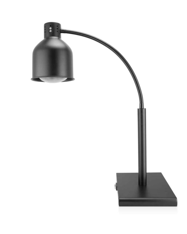 Hendi Flexible Wärmelampe Tischlampe Schwarz E27 Birne NEU – Bild 4