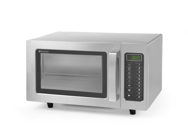 Hendi Edelstahl Mikrowelle Mikrowellengerät Mikrowellenherd 25 Liter 1550W NEU – Bild 2