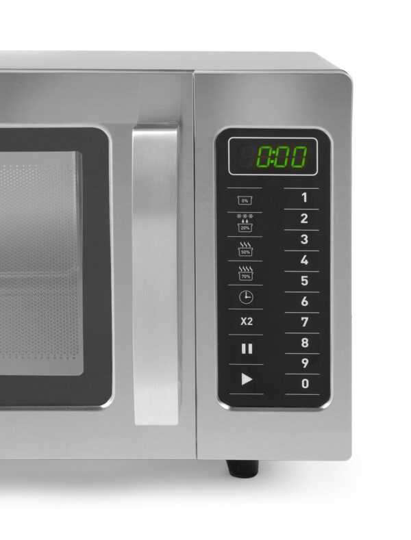 Hendi Edelstahl Mikrowelle Mikrowellengerät Mikrowellenherd 25 Liter 1550W NEU – Bild 4