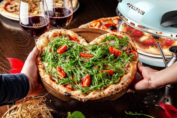 G3-Ferrari Pizzamaker Pizzaofen DELIZIA Express 400°C 1200W Cool Blue Blau NEU – Bild 11
