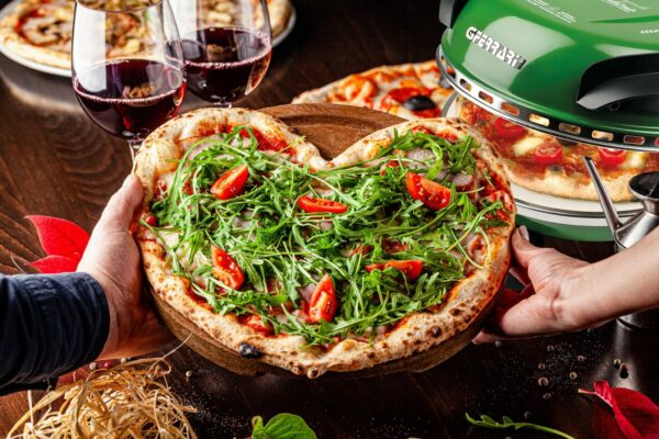 G3-Ferrari Pizzamaker Pizzaofen Express 230V 400°C 1200W Jäger-Grün NEU – Bild 9