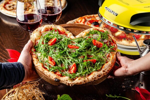 G3-Ferrari Pizzamaker Pizzaofen Express-Ofen 230V 400°C 1200W Gelb NEU – Bild 9