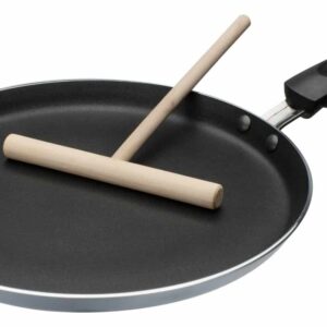 GSW Induktion Crepe-Pfanne mit Holzteigverteiler Ø 26 cm NEU