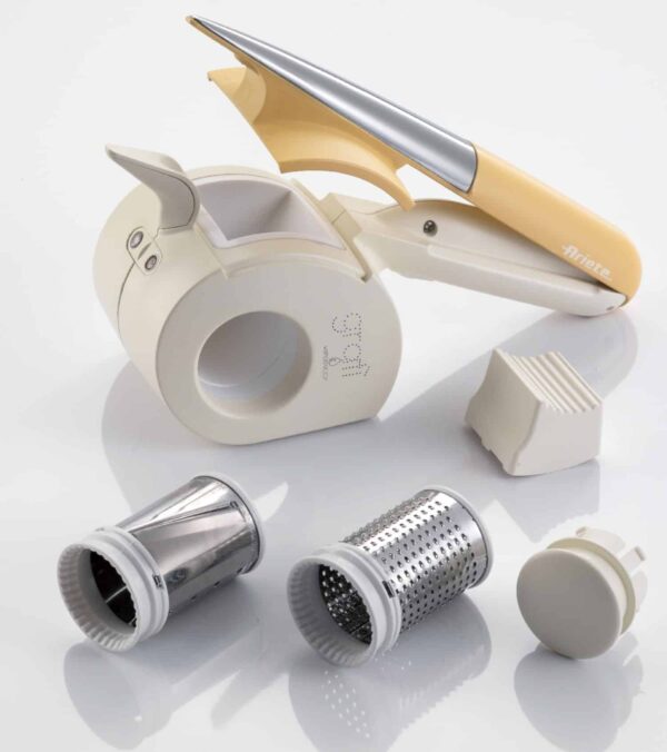 Ariete Käse-Reibe Schoko-Reibe Nuss-Reibe Grati Akku Elektro 3,7V Cream NEU – Bild 4