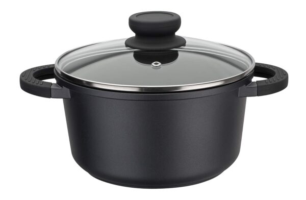GSW Induktion Kochtopf Serie SilcoGuss noir Ø 24cm 3,9 Liter NEU