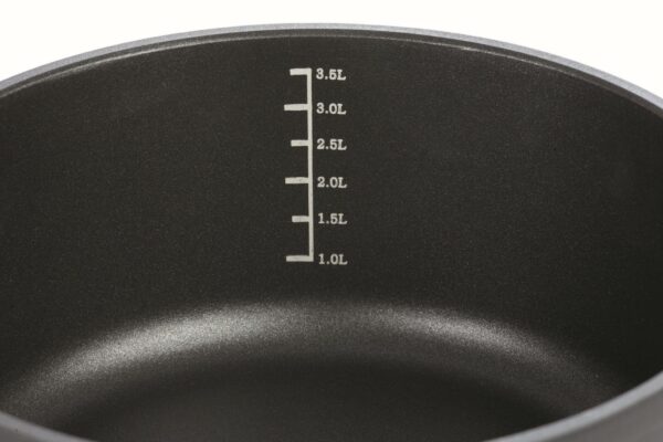 GSW Saucentopf Kochtopf Induktion Serie SilcoGuss noir Ø 16 cm 1,6 Liter NEU – Bild 2
