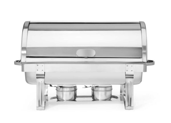 Hendi Speisewärmer Chafing-Dish Rolltop 1/1 GN Brennpaste Edelstahl NEU – Bild 2