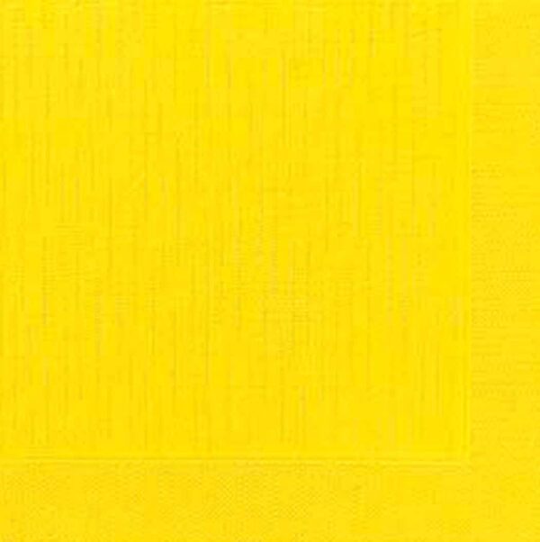 50x Duni Servietten Gastro Klassik 4-lagig 40 x 40 cm Gelb NEU