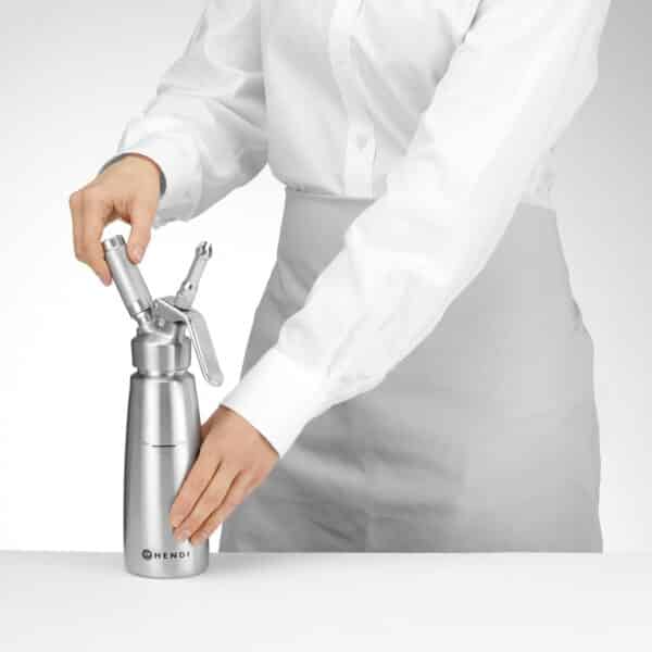 Hendi Sahne-Spender aus Edelstahl 1 Liter Silber NEU – Bild 6