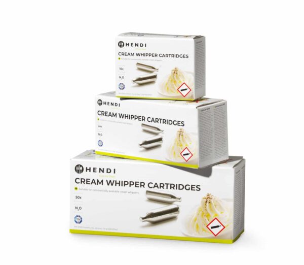 100x Hendi N2O Sahne-Kapseln cream capsules Gastro NEU