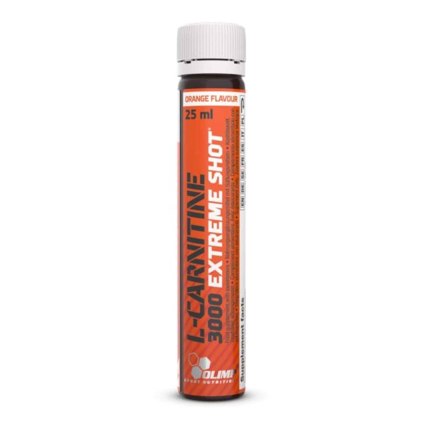 20x Olimp L-Carnitin 3000 Extreme Shot Display 25ml Ampulle Kirsch NEU – Bild 6