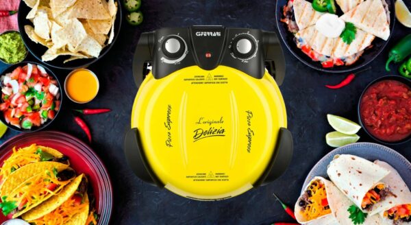 G3-Ferrari Pizzamaker Pizzaofen Express-Ofen 230V 400°C 1200W Gelb NEU – Bild 7