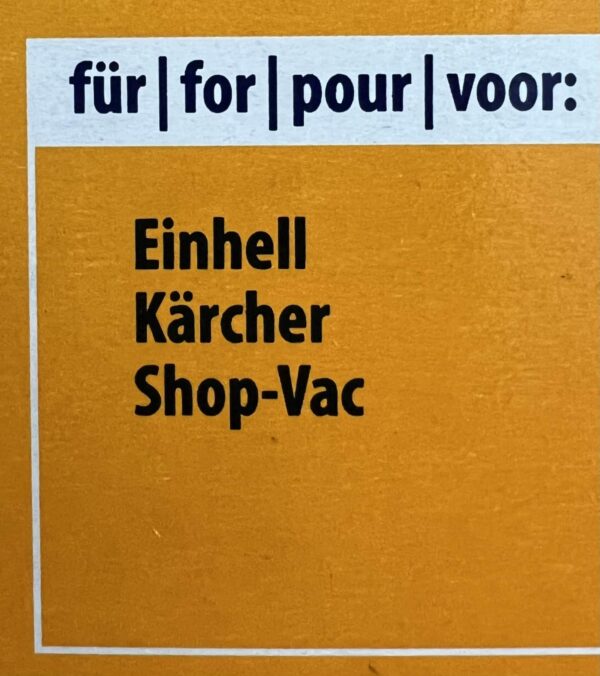 6 Swirl Kä3 Staubsaugerbeutel für Kärcher Einhell Shop-Vac Staubsauger 15-20 L – Bild 4