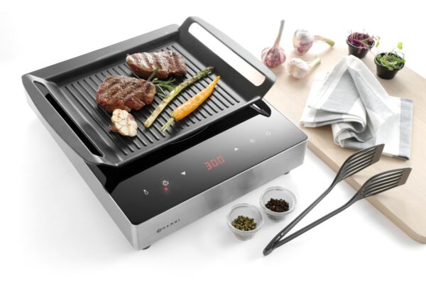Hendi Grillpfanne Grillplatte Induktion 39 x 26 cm NEU – Bild 4