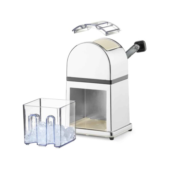 Hendi Gastro Ice-Crusher Eis-Würfel-Zerkleinerer Manuell Chrom NEU – Bild 4