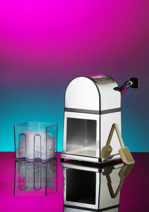 Hendi Gastro Ice-Crusher Eis-Würfel-Zerkleinerer Manuell Chrom NEU – Bild 2