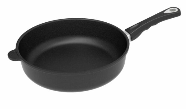 AMT Bratpfanne Schmorpfanne Induktion Ø 28 x 7 cm Höhe Schwarz NEU