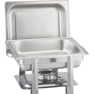 GSW Chafing-Dish Speisewärmer Set GN 1/2 Silber 65 mm Tief NEU