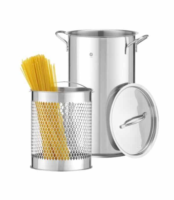 Hendi Nudeltopf Spargeltopf Spagetti-Topf Set aus Edelstahl Ø 16 cm 5,5 Liter – Bild 3