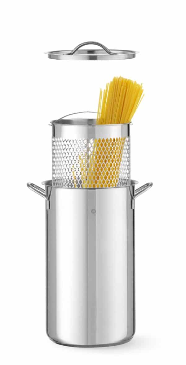 Hendi Nudeltopf Spargeltopf Spagetti-Topf Set aus Edelstahl Ø 16 cm 5,5 Liter – Bild 4