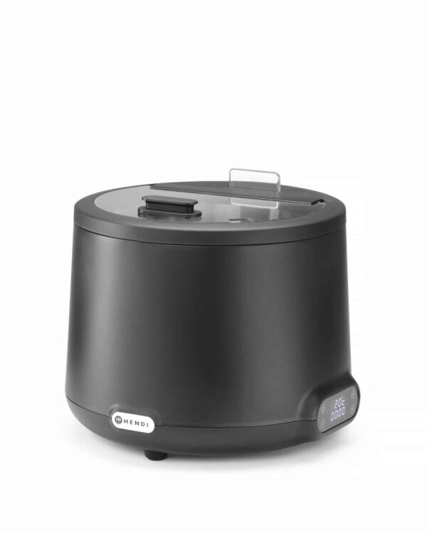 Hendi Suppenkessel UNIQ Suppentopf Kochtopf 8 Liter Schwarz NEU