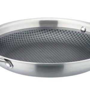 GSW Edelstahl Bratpfanne Servier-Pfanne Inoxxa Tri-Ply Ø 24 cm Silber NEU