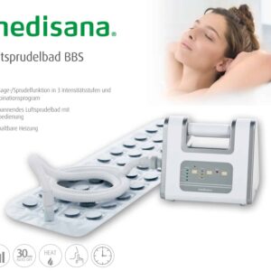 Medisana Sprudelmatte Whirlpoolmatte Massagegerät Luftsprudelbad Wellness NEU