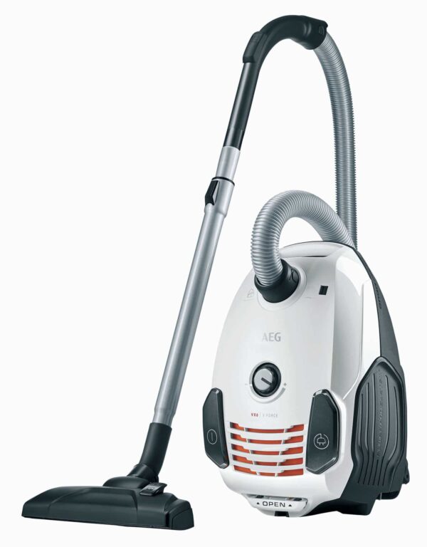 AEG Bodenstaubsauger Staubsauger mit Staub-Beutel Ice White Weiß VX6 NEU
