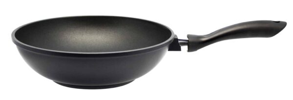 ELO Wok-Pfanne Ø 28 cm x 8,5 cm Höhe AluCast Induktion Schwarz NEU
