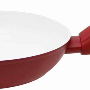 Elo Bratpfanne Keramik auch für Induktion Pure Kolibri Ø 28 cm Rot Weiss NEU