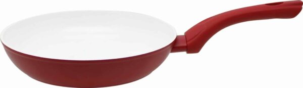 Elo Bratpfanne Keramik auch für Induktion Pure Kolibri Ø 28 cm Rot Weiss NEU