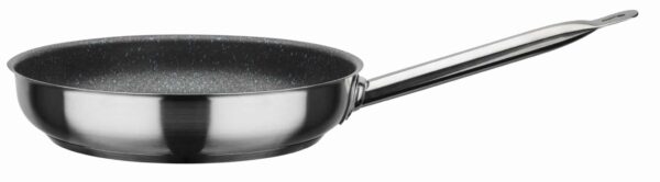 GSW Bratpfanne Schmorpfanne Induktion Le Chef Profile aus Edelstahl Ø 24 cm NEU