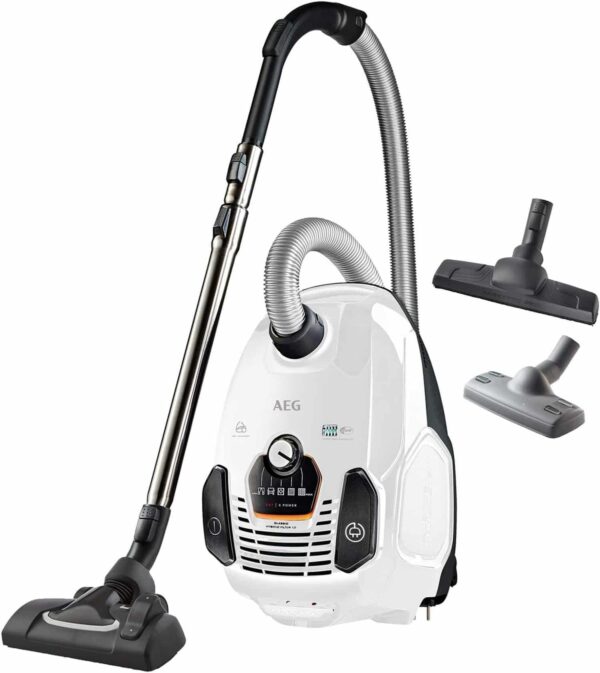 AEG Bodenstaubsauger VX7 Staubsauger mit Beutel Weiss NEU